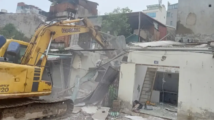 Phường Ô Chợ Dừa thực hiện cưỡng chế GPMB Vành đai 1